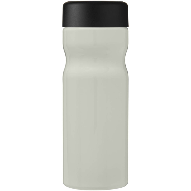 H2O Active® Eco Base 650 ml Sportflasche mit Drehdeckel - elfenbeinweiß - Vorderseite