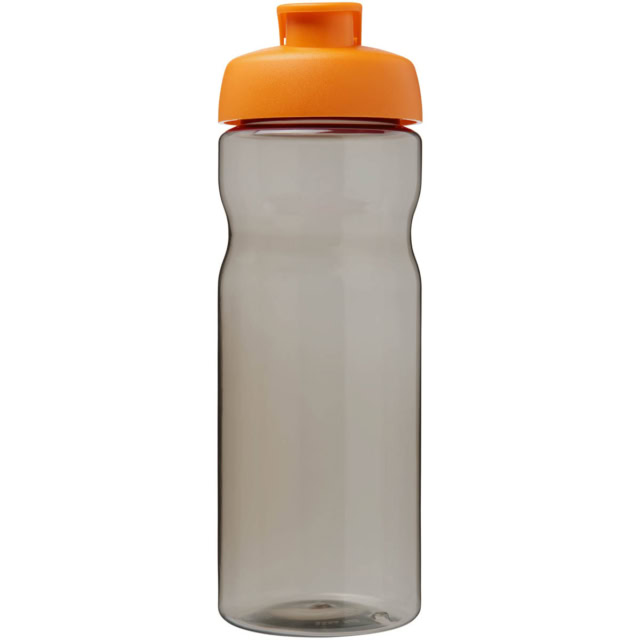 H2O Active® Base Tritan™ 650 ml Sportflasche mit Klappdeckel - kohle - Vorderseite