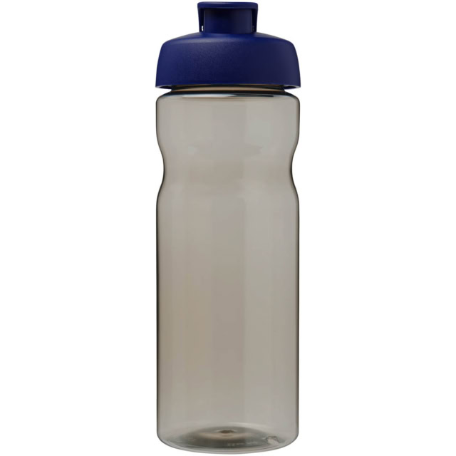 H2O Active® Base Tritan™ 650 ml Sportflasche mit Klappdeckel - kohle - Vorderseite