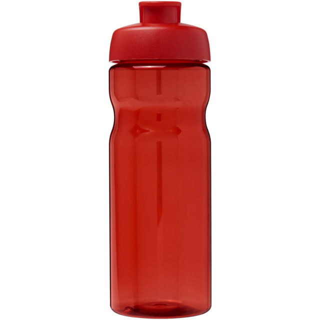 H2O Active® Base Tritan™ 650 ml Sportflasche mit Klappdeckel - rot - Vorderseite