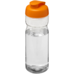 H2O Active® Base Tritan™ 650 ml Sportflasche mit Klappdeckel - transparent klar - Hauptfoto