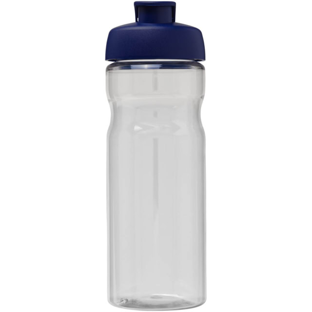 H2O Active® Base Tritan™ 650 ml Sportflasche mit Klappdeckel - transparent klar - Vorderseite