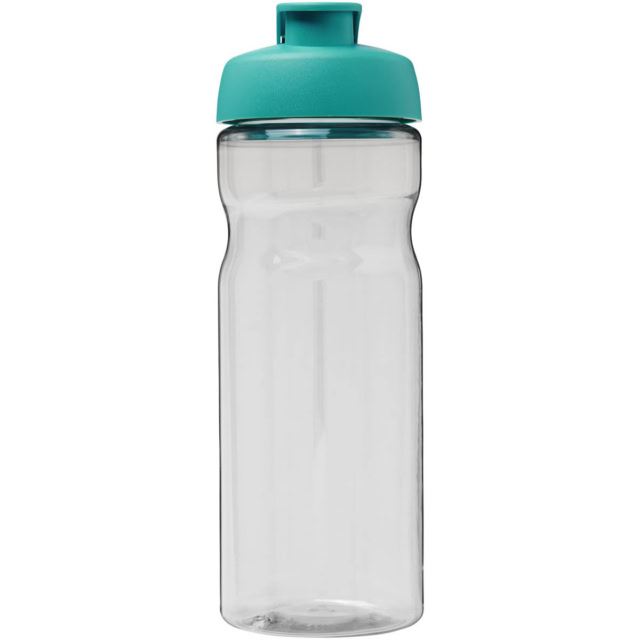 H2O Active® Base Tritan™ 650 ml Sportflasche mit Klappdeckel - transparent klar - Vorderseite