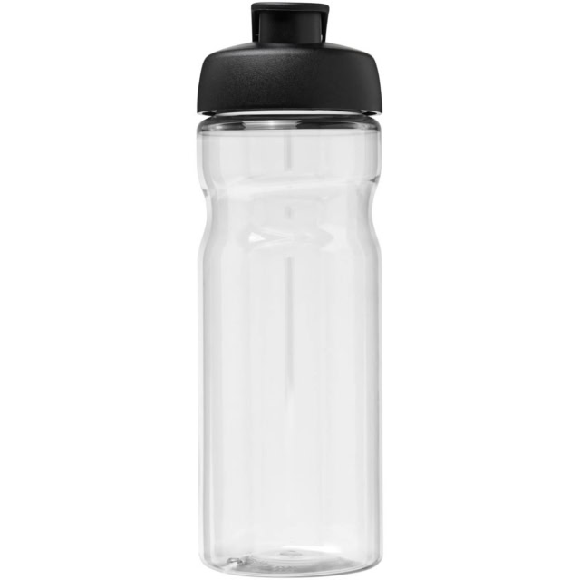 H2O Active® Base Tritan™ 650 ml Sportflasche mit Klappdeckel - transparent klar - Vorderseite