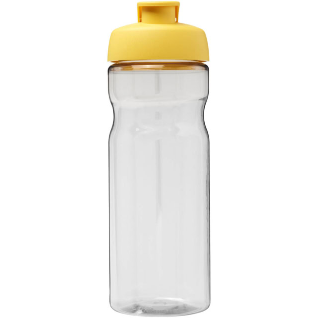 H2O Active® Base Tritan™ 650 ml Sportflasche mit Klappdeckel - transparent klar - Vorderseite