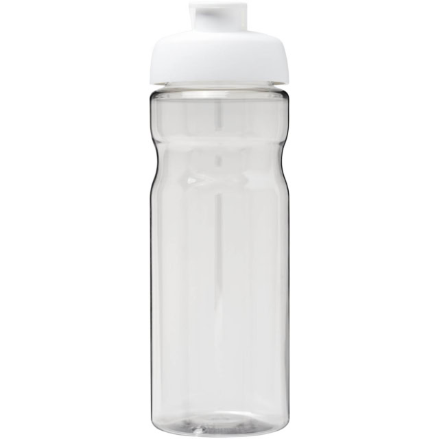 H2O Active® Base Tritan™ 650 ml Sportflasche mit Klappdeckel - transparent klar - Vorderseite