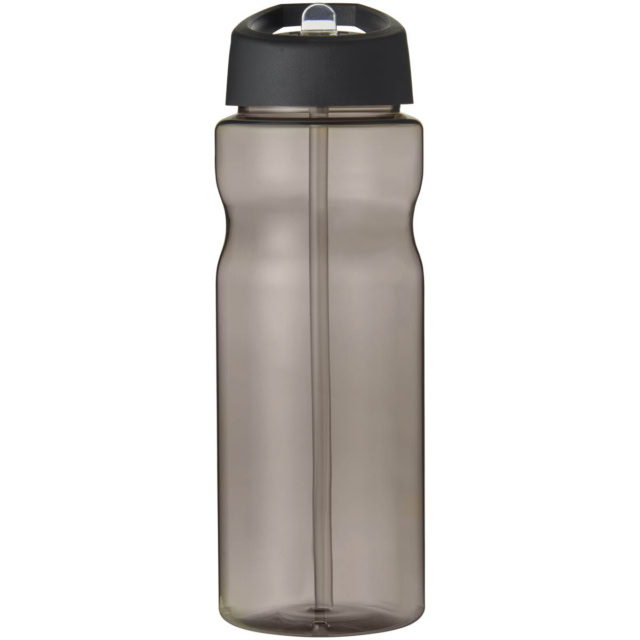 H2O Active® Base Tritan™ 650 ml Sportflasche mit Ausgussdeckel - kohle - Vorderseite