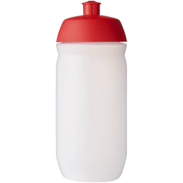 HydroFlex™ Clear 500 ml Squeezy Sportflasche - rot - Vorderseite