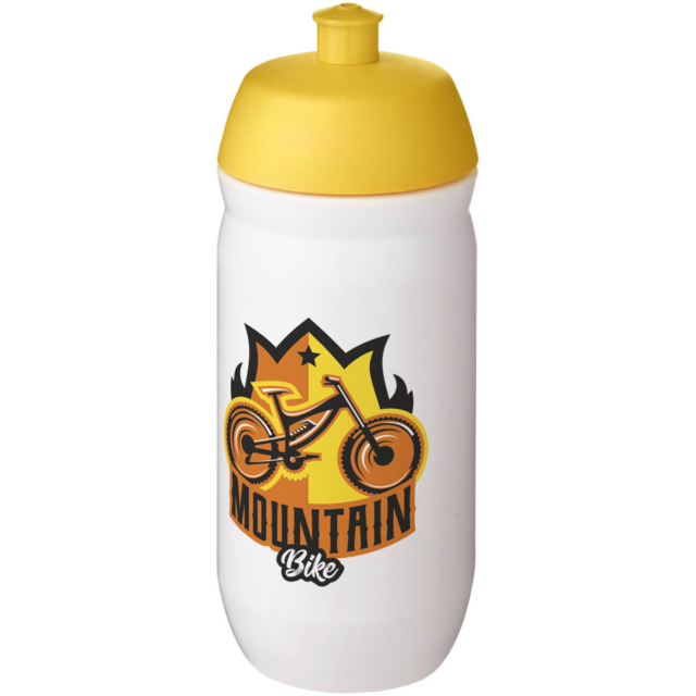 HydroFlex™ 500 ml Squeezy Sportflasche - gelb - Logo 1