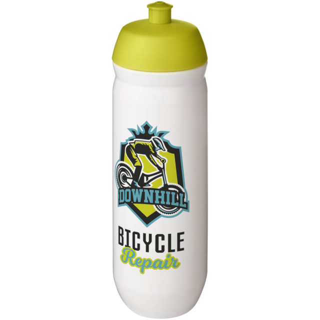 HydroFlex™ 750 ml Squeezy Sportflasche - Lindgrün - Logo 1