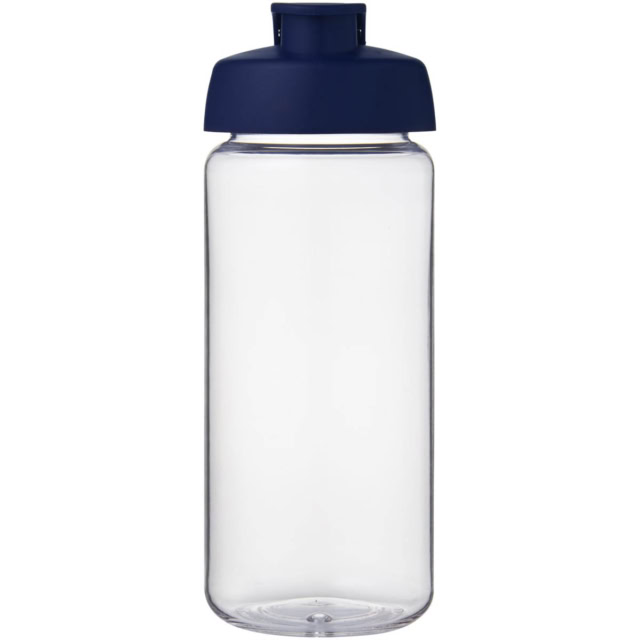 H2O Active® Octave Tritan™ 600-ml-Sportflasche mit Klappdeckel - transparent klar - Vorderseite