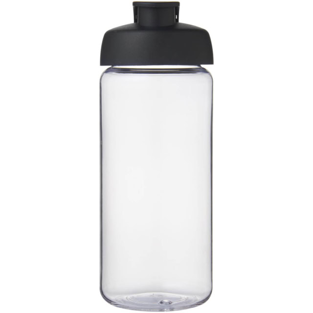 H2O Active® Octave Tritan™ 600-ml-Sportflasche mit Klappdeckel - transparent klar - Vorderseite