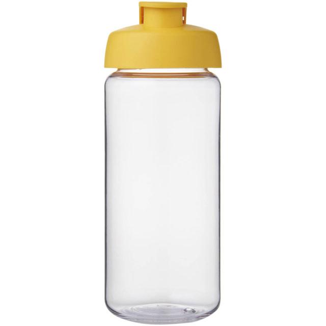 H2O Active® Octave Tritan™ 600-ml-Sportflasche mit Klappdeckel - transparent klar - Vorderseite