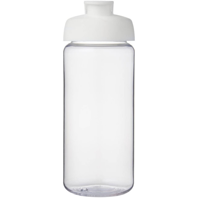 H2O Active® Octave Tritan™ 600-ml-Sportflasche mit Klappdeckel - transparent klar - Vorderseite