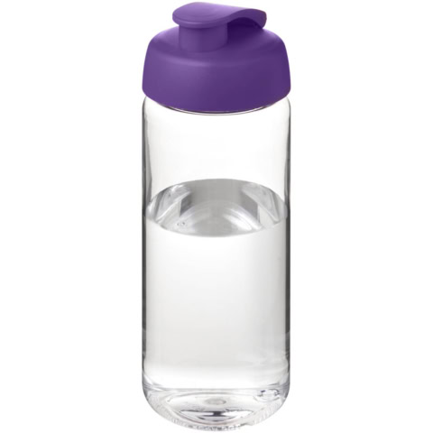 H2O Active® Octave Tritan™ 600-ml-Sportflasche mit Klappdeckel - transparent klar - Hauptfoto