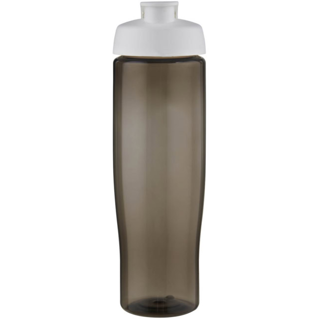 H2O Active® Eco Tempo 700 ml Sportflasche mit Klappdeckel - weiss - Vorderseite