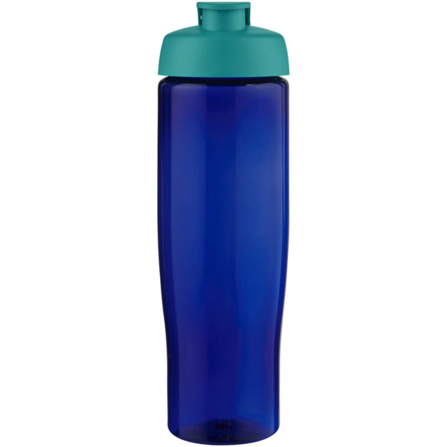 H2O Active® Eco Tempo 700 ml Sportflasche mit Klappdeckel - aquablau - Vorderseite