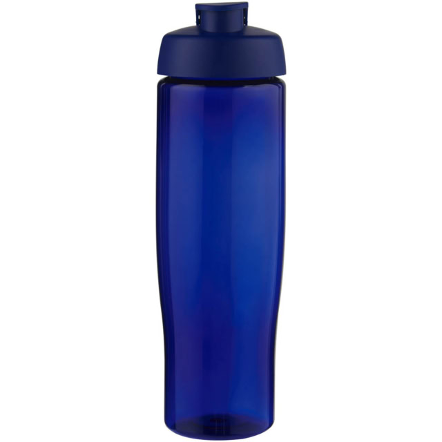 H2O Active® Eco Tempo 700 ml Sportflasche mit Klappdeckel - blau - Vorderseite