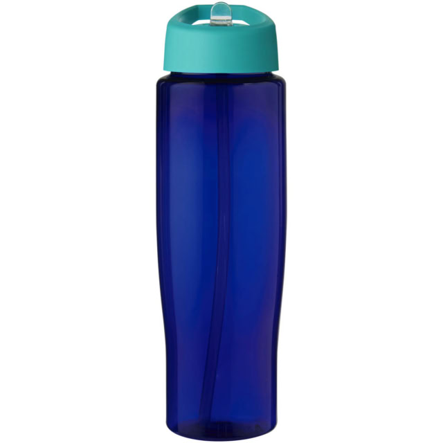 H2O Active® Eco Tempo 700 ml Sportflasche mit Ausgussdeckel - aquablau - Vorderseite