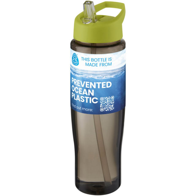 H2O Active® Eco Tempo 700 ml Sportflasche mit Ausgussdeckel - limone - Logo 1