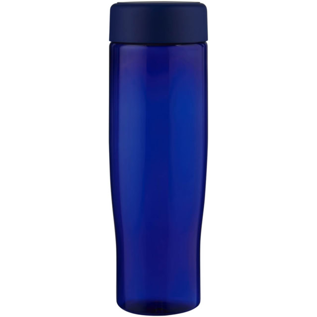 H2O Active® Eco Tempo 700 ml Wasserflasche mit Drehdeckel - blau - Vorderseite