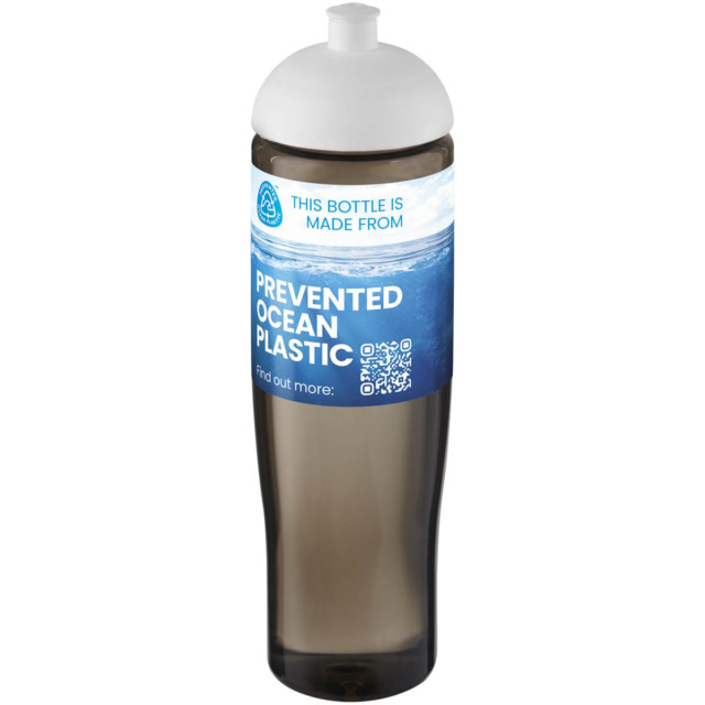 H2O Active® Eco Tempo 700 ml Sportflasche mit Stülpdeckel - weiss - Logo 1