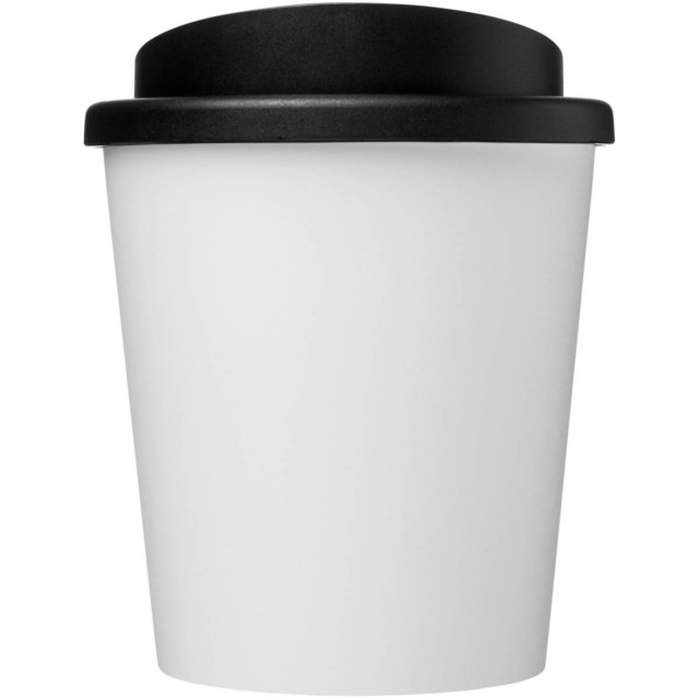 Americano® Espresso 250 ml recycelter Isolierbecher - weiss - Vorderseite