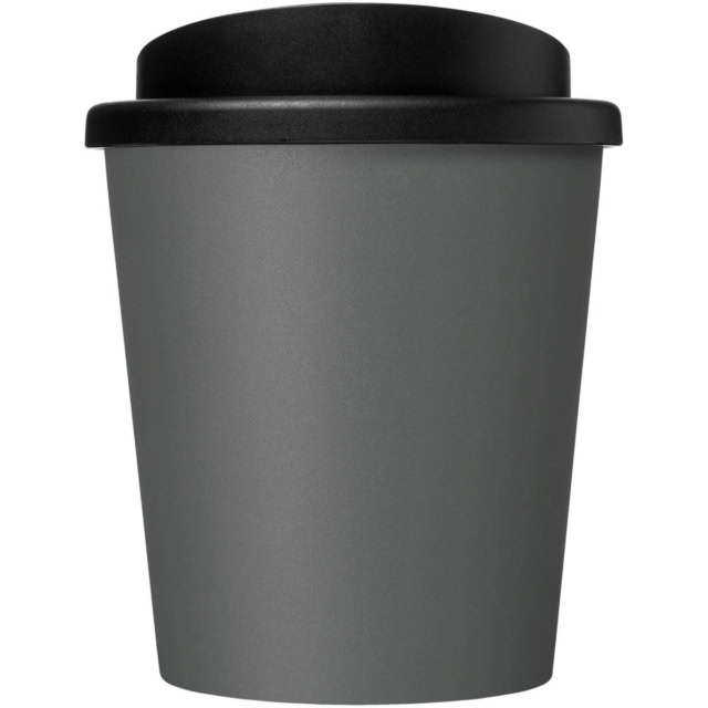 Americano® Espresso 250 ml recycelter Isolierbecher - grau - Vorderseite