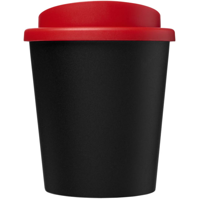 Americano® Espresso Eco 250 ml recycelter Isolierbecher - schwarz - Vorderseite