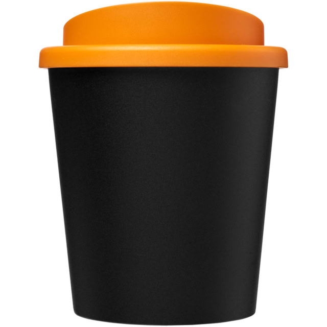 Americano® Espresso Eco 250 ml recycelter Isolierbecher - schwarz - Vorderseite