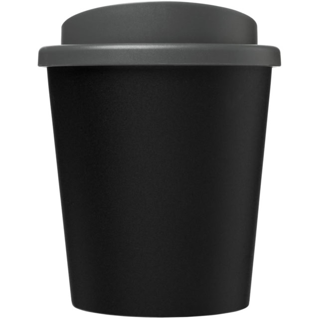 Americano® Espresso Eco 250 ml recycelter Isolierbecher - schwarz - Vorderseite