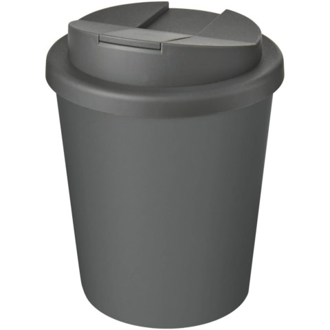 Americano® Espresso Eco 250 ml recycelter Isolierbecher mit auslaufsicherem Deckel - grau - Hauptfoto