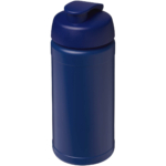 Baseline 500 ml recycelte Sportflasche mit Klappdeckel - blau - Hauptfoto