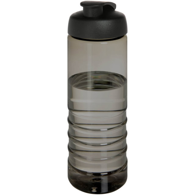 H2O Active® Eco Treble 750 ml Sportflasche mit Stülpdeckel - kohle - Hauptfoto