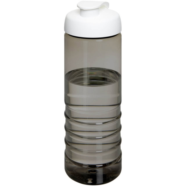 H2O Active® Eco Treble 750 ml Sportflasche mit Stülpdeckel - kohle - Hauptfoto