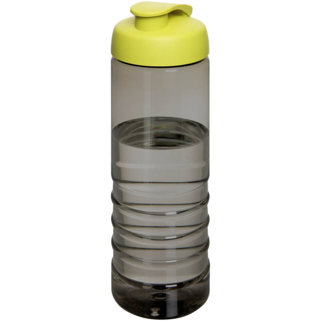 H2O Active® Eco Treble 750 ml Sportflasche mit Stülpdeckel - kohle - Hauptfoto