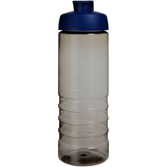 H2O Active® Eco Treble 750 ml Sportflasche mit Stülpdeckel - kohle - Vorderseite