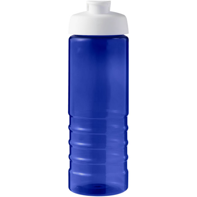 H2O Active® Eco Treble 750 ml Sportflasche mit Stülpdeckel - blau - Vorderseite