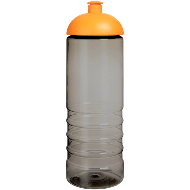 H2O Active® Eco Treble 750 ml Sportflasche mit Stülpdeckel - kohle - Vorderseite