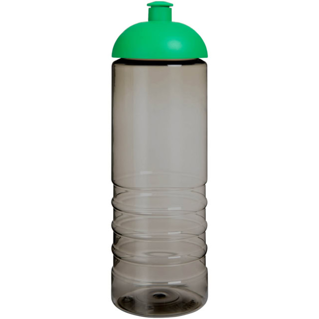 H2O Active® Eco Treble 750 ml Sportflasche mit Stülpdeckel - kohle - Vorderseite