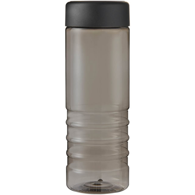 H2O Active® Eco Treble 750 ml Sportflasche mit Drehdeckel - kohle - Vorderseite