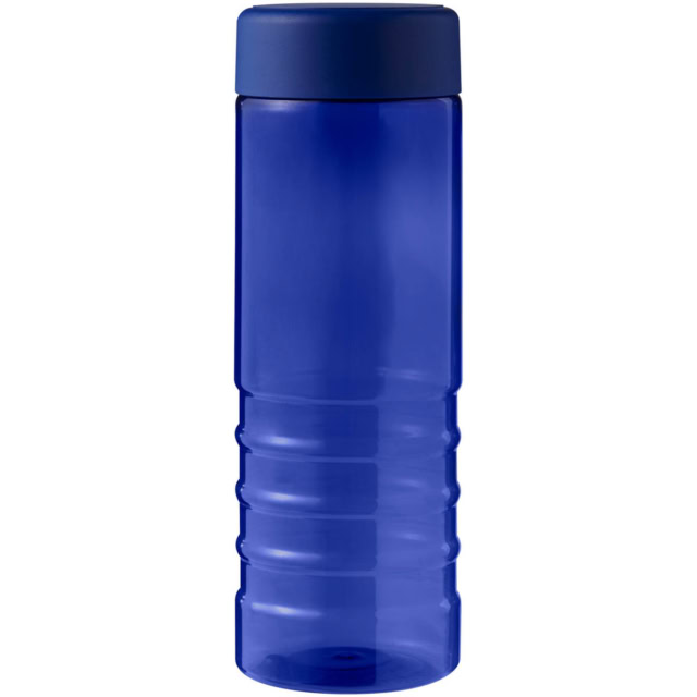 H2O Active® Eco Treble 750 ml Sportflasche mit Drehdeckel - blau - Vorderseite