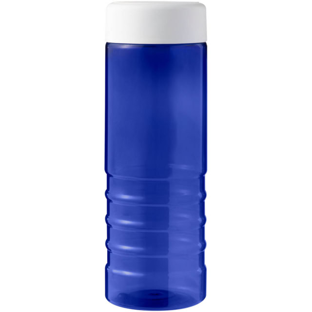 H2O Active® Eco Treble 750 ml Sportflasche mit Drehdeckel - blau - Vorderseite