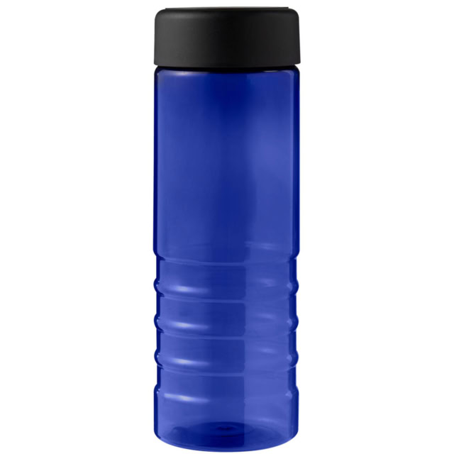 H2O Active® Eco Treble 750 ml Sportflasche mit Drehdeckel - blau - Vorderseite