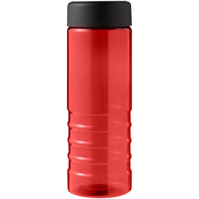 H2O Active® Eco Treble 750 ml Sportflasche mit Drehdeckel - rot - Vorderseite