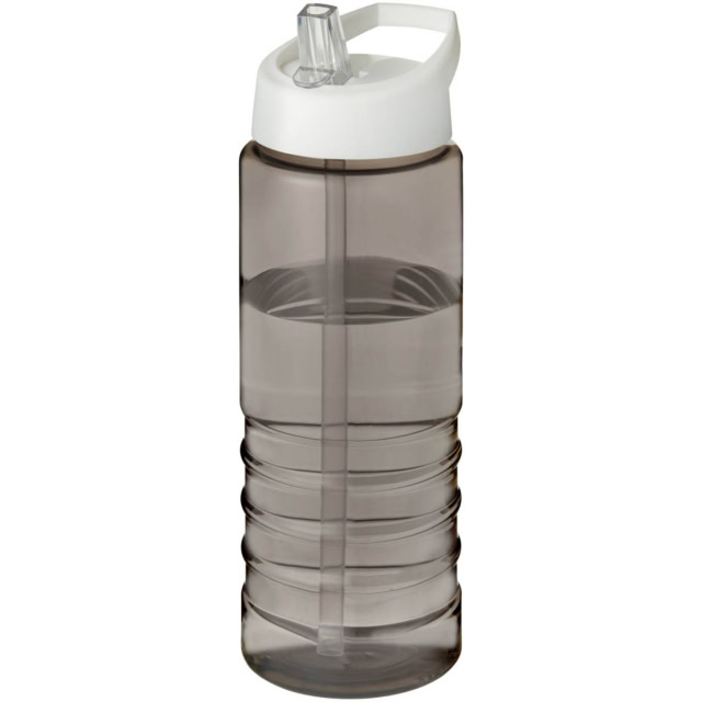 H2O Active® Eco Treble 750 ml Sportflasche mit Stülpdeckel - kohle - Hauptfoto