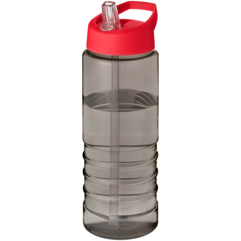 H2O Active® Eco Treble 750 ml Sportflasche mit Stülpdeckel - kohle - Hauptfoto