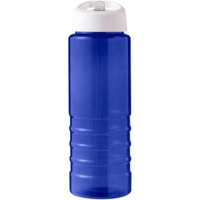 H2O Active® Eco Treble 750 ml Sportflasche mit Stülpdeckel - blau - Vorderseite