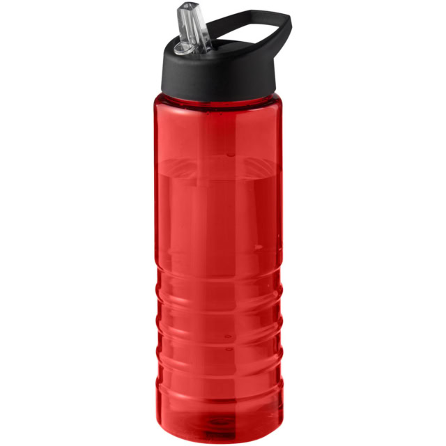 H2O Active® Eco Treble 750 ml Sportflasche mit Stülpdeckel - rot - Hauptfoto