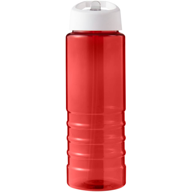 H2O Active® Eco Treble 750 ml Sportflasche mit Stülpdeckel - rot - Vorderseite